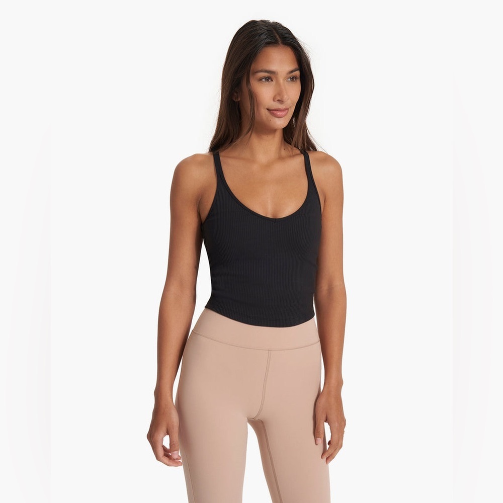 Vuori Rib Crop Tank - Picture 2 of 4